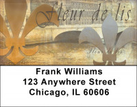Old World Fleur de Lis Address Labels | LBQBQ-85