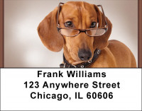 Smart Dachshunds Address Labels | LBQBQ-93