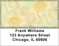 Funky Florals Address Labels | LBQBQ-95