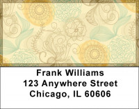 Funky Florals Address Labels | LBQBQ-95