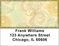 Funky Florals Address Labels | LBQBQ-95