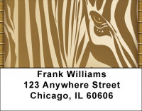 Animal Print With Faces Address Labels | LBQBQ-99