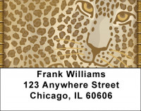 Animal Print With Faces Address Labels | LBQBQ-99