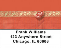 Antique Lace And Hearts Address Labels | LBQBR-01