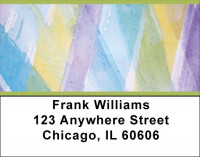Abstraction In Watercolor Address Labels | LBQBR-02