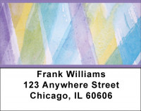 Abstraction In Watercolor Address Labels | LBQBR-02