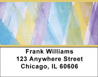 Abstraction In Watercolor Address Labels | LBQBR-02