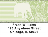 Ethnic Inspired Jungles Address Labels | LBQBR-11