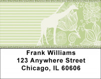 Ethnic Inspired Jungles Address Labels | LBQBR-11