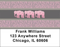 Glowing Safari Address Labels | LBQBR-15