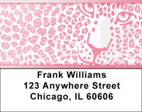 Pink Animal Prints Address Labels | LBQBR-23