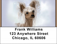 Chinese Crested Hairless Address Labels | LBQBR-36