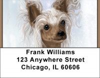 Chinese Crested Hairless Address Labels | LBQBR-36