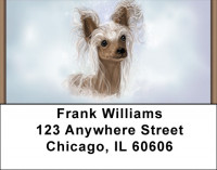 Chinese Crested Hairless Address Labels | LBQBR-36