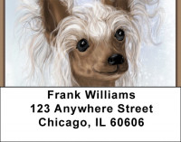 Chinese Crested Hairless Address Labels | LBQBR-36