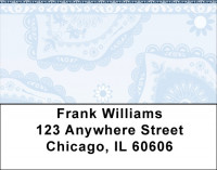 Classic Paisley Address Labels | LBQBR-39