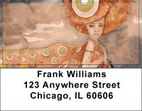 Contemplating Women Address Labels | LBQBR-42