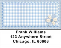 Country Gingham Address Labels | LBQBR-45