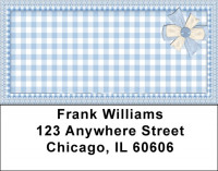 Country Gingham Address Labels | LBQBR-45