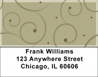 Curl and Swirl Address Labels | LBQBR-48