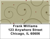 Curl and Swirl Address Labels | LBQBR-48