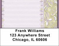 Feathers And Butterflies Address Labels | LBQBR-54