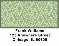 Geometric Diamonds and Stars Address Labels | LBQBR-58