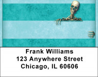 Girly Skull Fun Address Labels | LBQBR-59