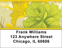 Hibiscus Sunshine Address Labels | LBQBR-63