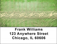Lace And Dried Grasses Address Labels | LBQBR-66