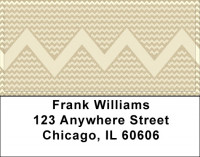 Modern Chevrons Address Labels | LBQBR-71