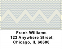 Modern Chevrons Address Labels | LBQBR-71