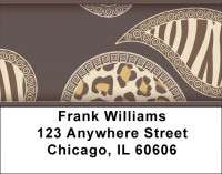 Paisley Animal Prints Address Labels | LBQBR-75