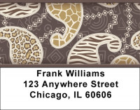 Paisley Animal Prints Address Labels | LBQBR-75