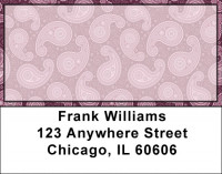 Paisley Blue Address Labels | LBQBR-76