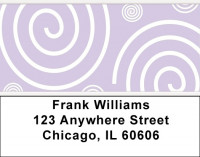 Sassy Spirals Address Labels | LBQBR-78