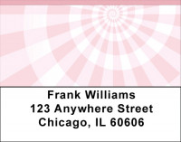 Pink Perspective Address Labels | LBQBR-79