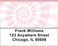 Pink Perspective Address Labels | LBQBR-79