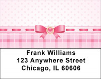 Pink Ribbon Fun Address Labels | LBQBR-81