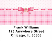 Pink Ribbon Fun Address Labels | LBQBR-81