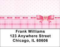 Pink Ribbon Fun Address Labels | LBQBR-81