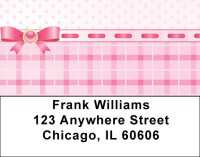 Pink Ribbon Fun Address Labels | LBQBR-81