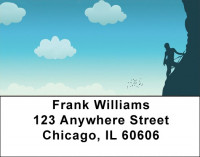 Rock Climbing Extremes Address Labels | LBQBR-84