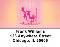 Girly Stylin' Address Labels | LBQBR-87