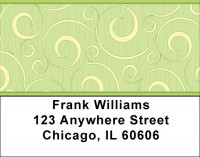 Swirly Curls Address Labels | LBQBR-89