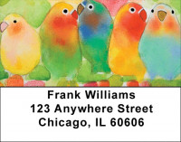 Tropical Chorus Line Address Labels | LBQBR-91