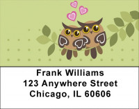 Two Wise Owls Address Labels | LBQBR-92