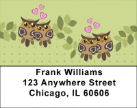 Two Wise Owls Address Labels | LBQBR-92