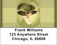 Vintage Hat Address Labels | LBQBR-93