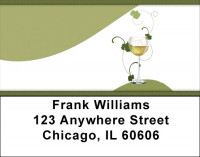 White Wine Address Labels | LBQBR-94